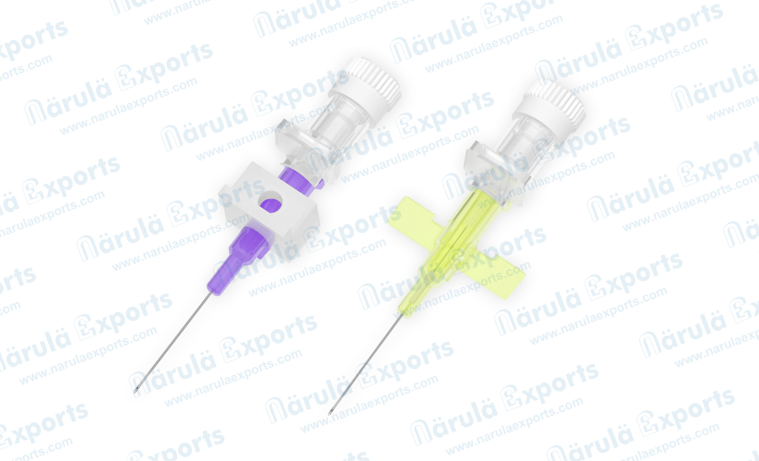 Pediatric IV Cannula with Small Wings and Thumb Control Model No.: 42-913