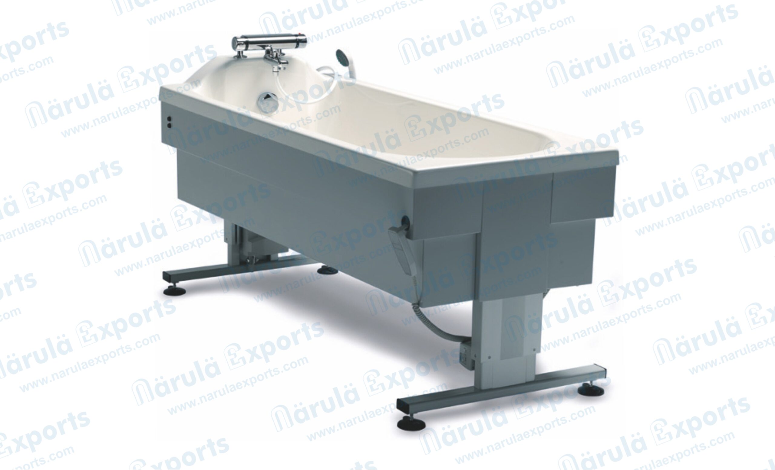 Space Saving Height Adjustable Bathtub