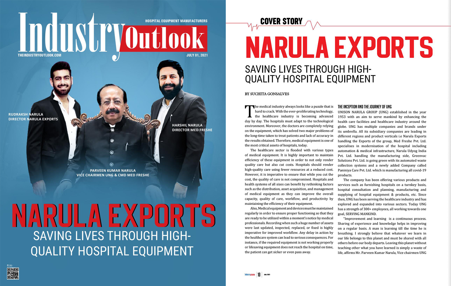 Industry Outlook Magzine Narula Exports