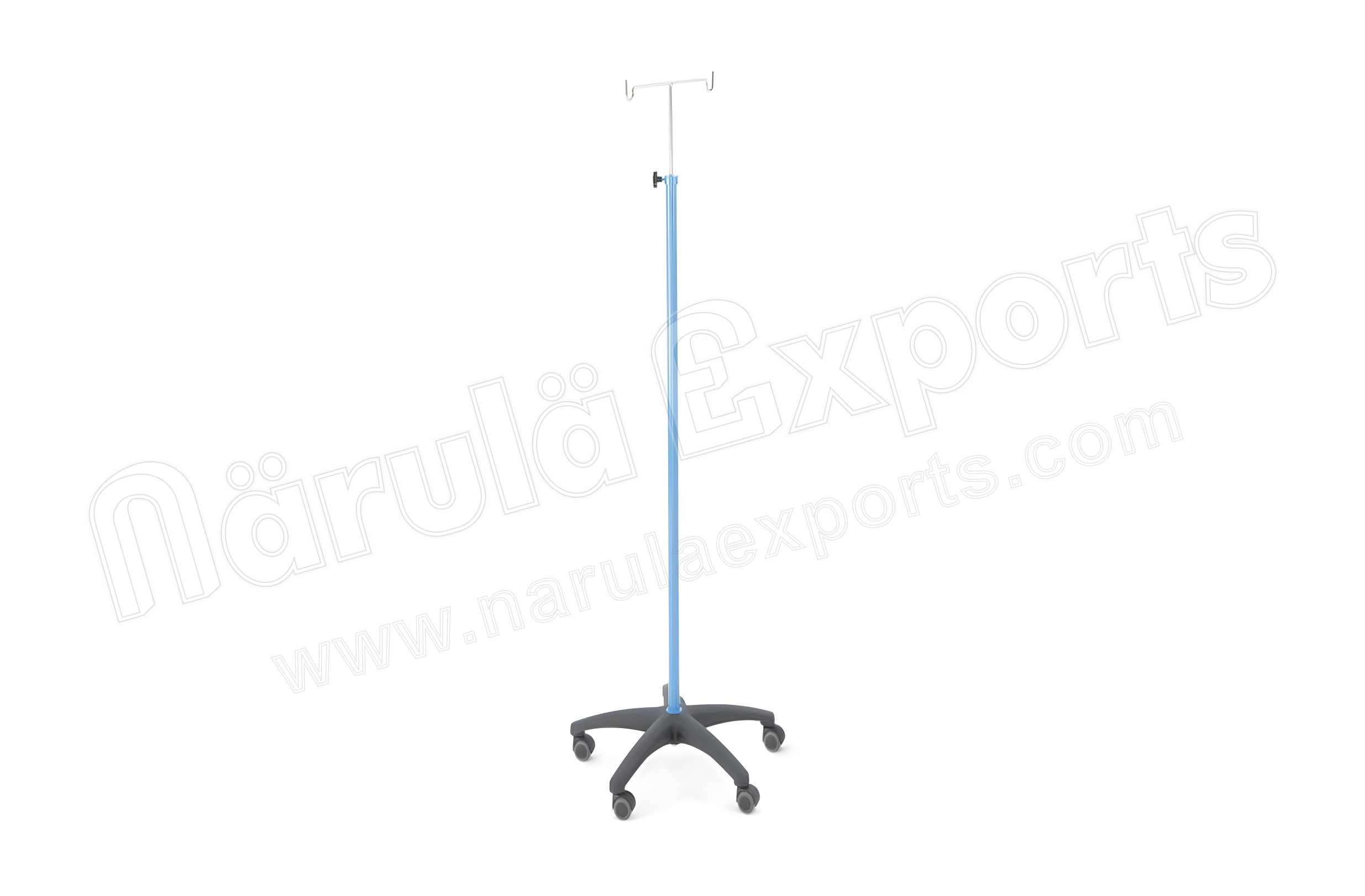 2-Hook Molded Base IV Pole