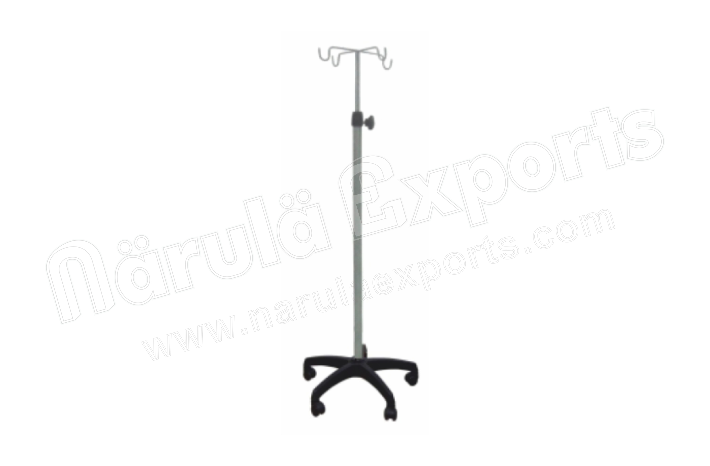 4-Hook Molded Base IV Pole